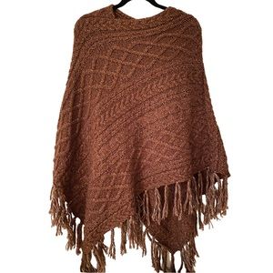 Aerie Cable Pullover Poncho